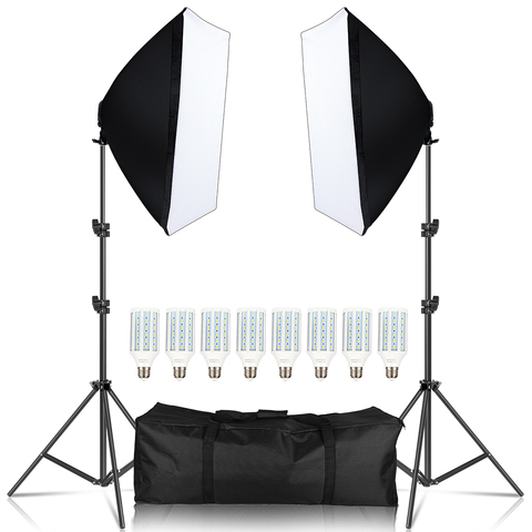 Softbox Continuous Lighting Kit 20W Professional Photographic Photo Studio With 4 Lamp Holders ► Photo 1/1