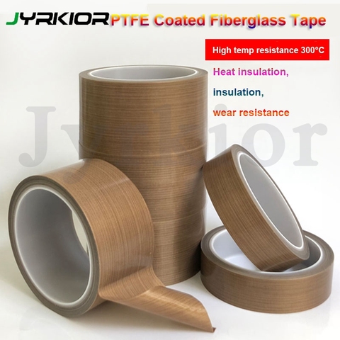 0.13/0.18mm Thickness PTFE Coated Fiberglass Tape,High Temperature Tape Welding Sealing Tape, Vacuum Sealer Machine Brown Strip ► Photo 1/6