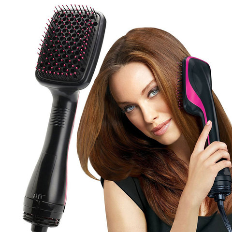 Hair Dryer Brush One Step Hair Blower Brush Smoothing Hot Air Brush Travel Blow Dryer Comb Professional Hairdryer Hairbrush ► Photo 1/6