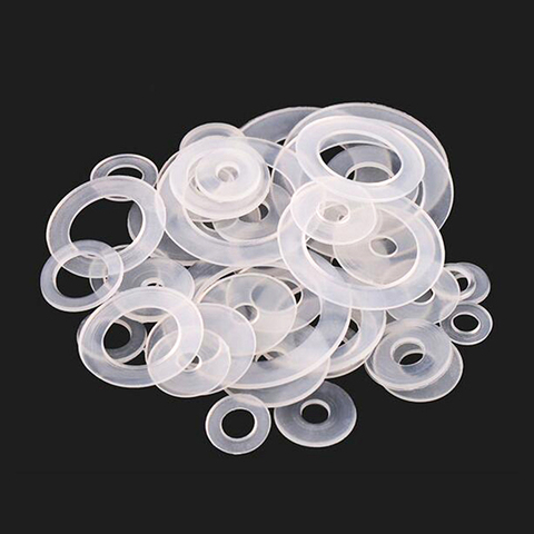 White Plastic Nylon Washer Flat Spacer Seals Washer Gasket Ring M3 M3.5 M4 M5 M5.8 M6 M8 M10 M12 M14 M16 M18 M20 ► Photo 1/3