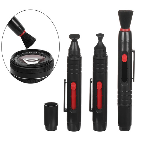 For Canon Nikon Sony DSLR SLR DV Camera Lens Cleaning Pen Reusable Portable Dust Cleaner Brush Kit Retractable Cleaning Brush ► Photo 1/6