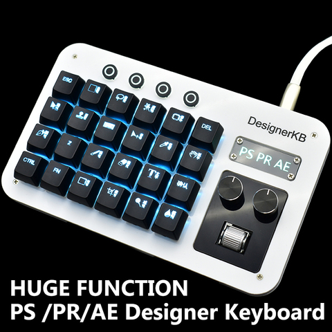 Photoshop Hot Key Macro Programming Keyboard For PS PR AE Keyboard For Designer Office Drawing Audio Video Programmable Keyboard ► Photo 1/4