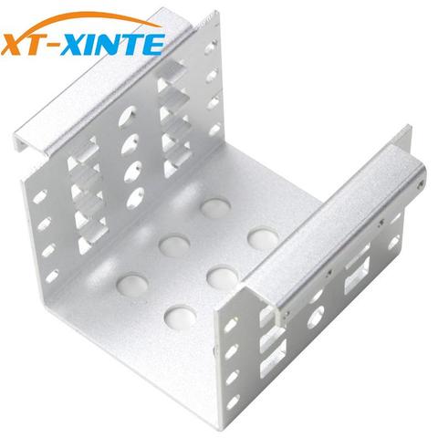 XT-XINTE 4-Bay Aluminum Alloy 3.5 inch to 2.5 inch Hard Drive HDD SSD Converter Adapter Mounting Bracket Caddy Tray ► Photo 1/6