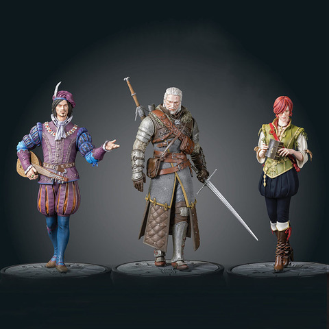 Cool Game Action Figure Model Toys Geralt Shani Dandelion Figure Model Collections Toys Gifts for Kids ► Photo 1/6