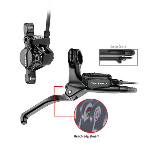 TEKTRO  hydraulic brakes HD-E350 ebike disc brakes 2pistons ► Photo 1/6