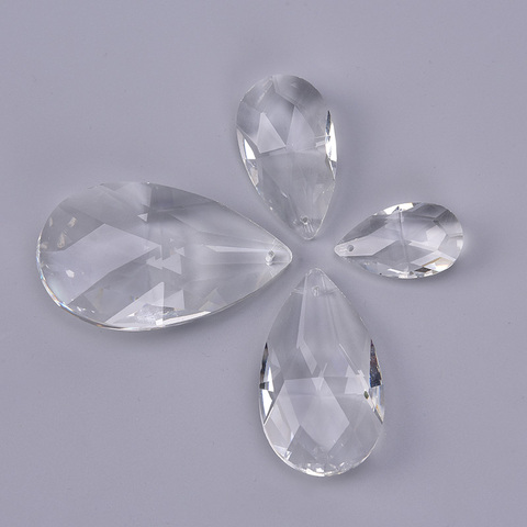 1pcs Clear Glass Chandelier Crystals Lamp Multi Faceted Bead Hanging Drops Pendants ► Photo 1/6