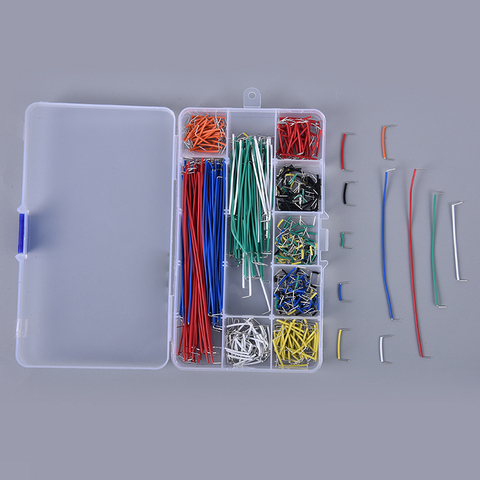 560 pcs Jumper Kits 14 Lengths Breadboard Lines Circuit Board Jumpers U Shape Cable Wire Kit For PCB Bread Board Arduino M-M D30 ► Photo 1/6