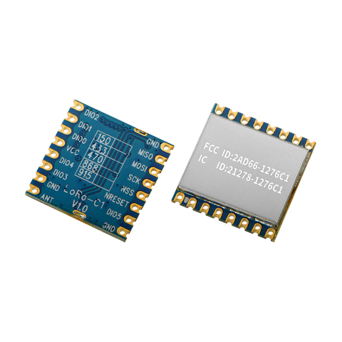 2pcs/lot lora1276-C1 FCC certified 915MHz | 868MHz 100mW sx1276 chip long range 4Km RF Wireless LoRa Module ► Photo 1/6