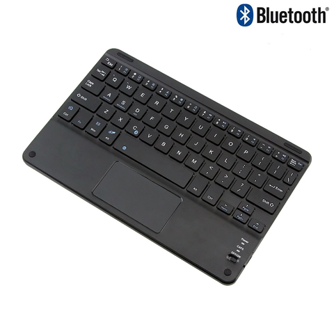 Bluetooth Wireless Keyboard Touch Pad With Mouse Function Mini Ultra Thin BT Computer Keybord Touchpad PC Keypad For iPhone iPad ► Photo 1/6