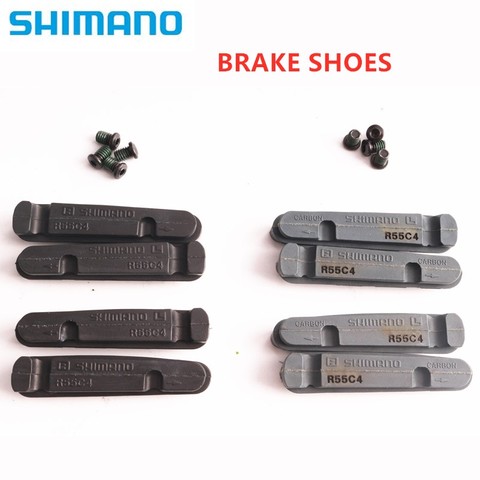 Shimano Dura Ace Ultegra 105 R55C4 Brake Shoes  Road bike bicycle Pads  Aluminum carbon Rim for brake BR 9100 9110 6800 6810 ► Photo 1/6