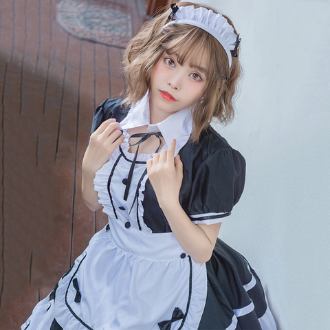 New anime cosplay Maid outfit cosplay Princess dress dress  Erotic Apron Maid Sexy Costume Babydoll  Women Lace Miniskirt Outfit ► Photo 1/6