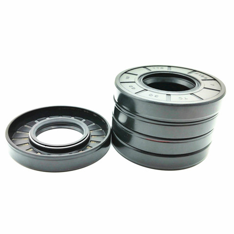 NBR Shaft Oil Seal TC-8*12*13*14*15*16*18*19*20*22*23*25*26*28*30*34*3/4/5/6/7/8/9 Nitrile Covered Double Lip With Garter Spring ► Photo 1/5