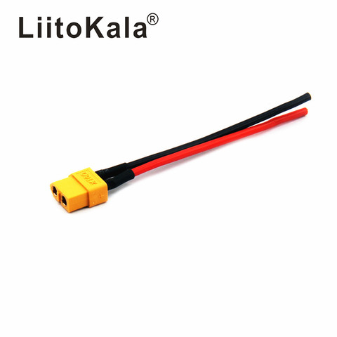 XT60 Battery Male Female Connector Plug with Silicon 16 AWG Wire for 18650 Battery Connector Wire about 10cm Length ► Photo 1/4