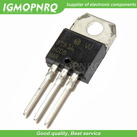 5pcs BTA16-600B BTA16-600 BTA16 Triacs 16 Amp 600 Volt  TO-220 new original ► Photo 1/1