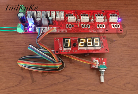 Relay Volume Board HIFI Volume Controller with Display Remote Volume Panel with Input Switching ► Photo 1/3