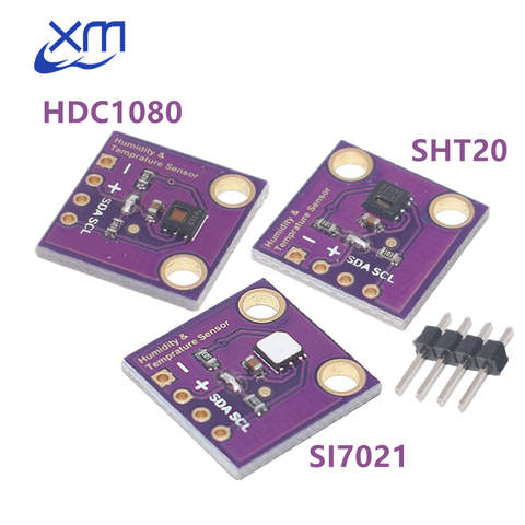 1PCS DC1080 Si7021 SHT20 Industrial High Precision Humidity Sensor with I2C Interface GY-213V-SI7021 ► Photo 1/6