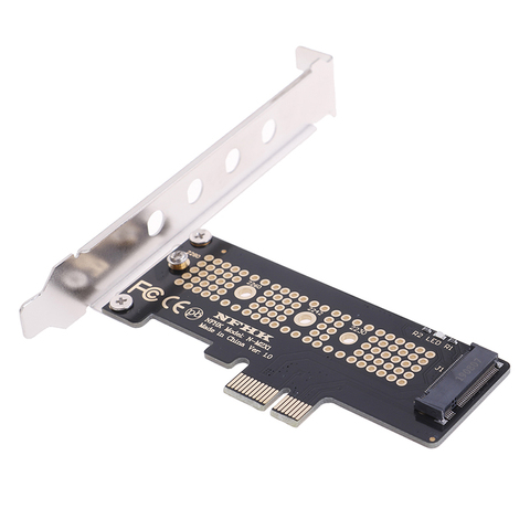 NVMe PCIe x4 x2 M.2 NGFF SSD to PCIe x1 converter card adapter PCIe x1 to M.2 with screws ► Photo 1/6