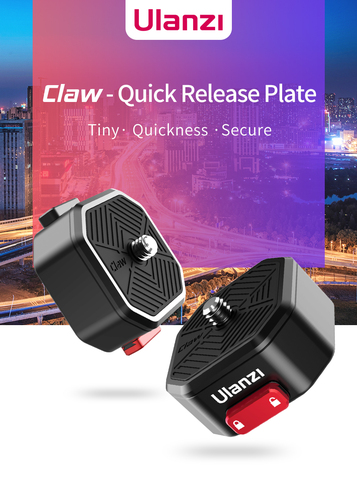 Ulanzi Claw Quick Release Plate Clamp Quick Instal System DSLR Gopro Action Camera Clamp Quick Switch Kit ► Photo 1/6