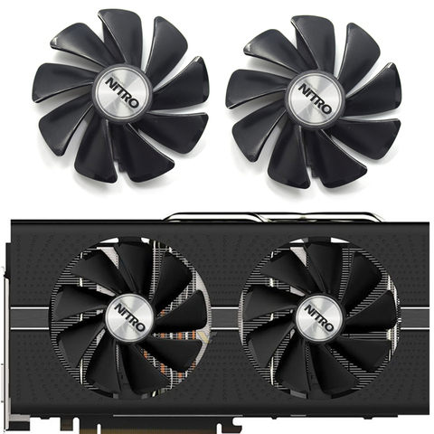 2PCS 95MM CF1015H12D Cooler Fan For Sapphire Radeon RX 470 480 580 570  RX580 RX480 Gaming Video Card Cooling Fan ► Photo 1/3