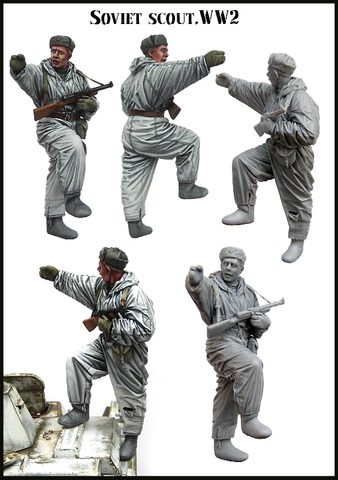 [tusk model]1/35 Scale Unassembled Resin figures resin model Kits E165 ► Photo 1/1