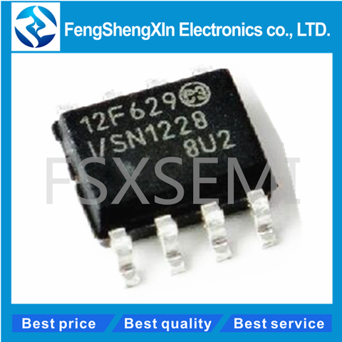 5pcs/lot PIC12F629-I/SN PIC12F629 8-Pin, Flash-Based 8-Bit CMOS Microcontrollers SOP-8 ► Photo 1/1