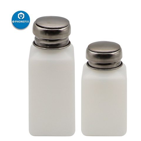 200ML/250ML Clean Anti Static Liquid Plastic Alcohol Bottle with stainless steel bottle cap For mobile phone repair ► Photo 1/6
