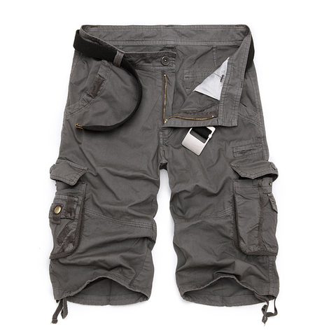 Cargo Shorts Men Cool Camouflage Summer Hot Sale Cotton Casual Men Short Pants Brand Clothing Comfortable Camo Men Cargo Shorts ► Photo 1/6