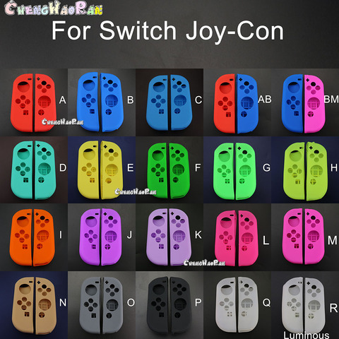 1Set 18colors Option For Joycon Cover Protector JoyCons Gel Guard for Nintend Switch Joy-Con Controllers Silicone Skin Anti-Slip ► Photo 1/6