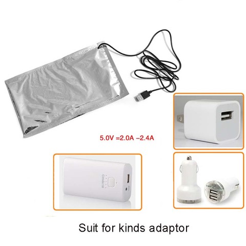 5V Portable USB Heating Plate for Food Warmer Lunch Box,Use for Electric Heated Lunch Bag,DIY Bento Food Warmer in Office,Travel ► Photo 1/6