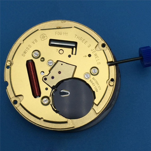 New Swiss For ETA F06.111 Watch Quartz Movement Date at 3' Date at 6’ Watch Repair Parts With Battery and Adjusting Stem ► Photo 1/6