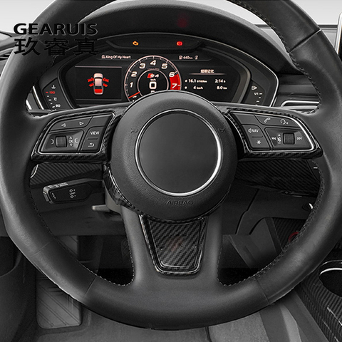 Car Styling Auto Accessories Interior Steering Wheel Button Cover