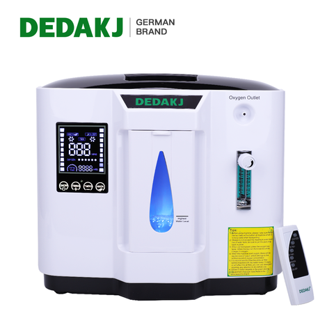 DEDAKJ DE-1A 1L-7L Portable Oxygene Concentrator Machine Manual Adjusted High Concentration Home Care Oxygen Generator ► Photo 1/6