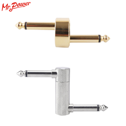 Guitar Effect Pedal Connector Coupler 6.35mm Plug 1/4 in Z Type Audio Jack Interface Adapter Connecting Pedal Board Accessories ► Photo 1/6