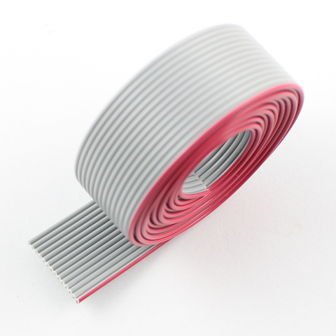 1M Meter / 16.4FT 1mm 1.0mm Pitch 16 Pin 16 Wires Grey 28 AWG 300V IDC Flat Ribbon Cable ► Photo 1/2