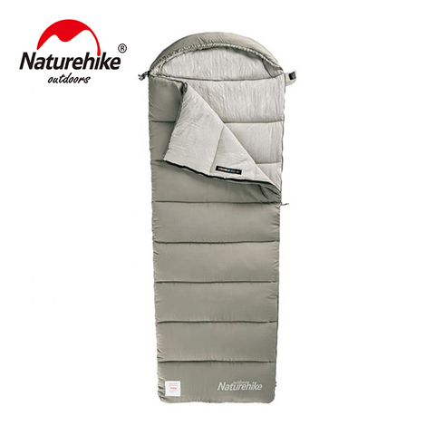 Naturehike 2022 New Arrive Ultralight Splice Envelope Cotton Sleeping Bag Can Be Machine Cleaned With Cap Sleeping Bag ► Photo 1/1