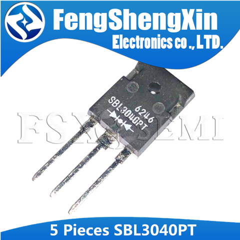5pcs SBL3040PT TO-3P SBL3040 TO3P 30A SCHOTTKY BARRIER RECTIFIER ► Photo 1/1
