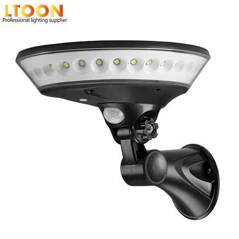 360 degree lighting outdoor solar light PIR motion sensor solar garden light energy saving street lamp wall lamp Three modes ► Photo 1/6