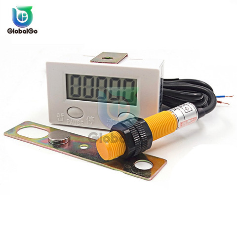 Magnetic Induction LCD Digital Display Counter 0-99999 Industry Magnetic Proximity Sensor Switch Reciprocating Rotary Counters ► Photo 1/6