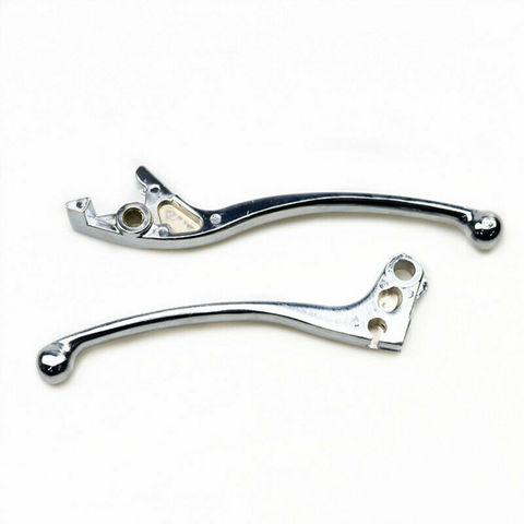 Chrome Brake Levers For Honda Shadow 600 750 1100 Magna VTX1300 CB750 VT1100 CBR ► Photo 1/6