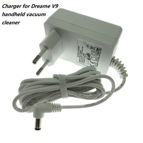 Power Adapter with EU plug for Xiaomi Dreame V9 Wireless Hand Held Vacuum Cleaner V9 V10 Charger Replacement Spare Parts ► Photo 1/3
