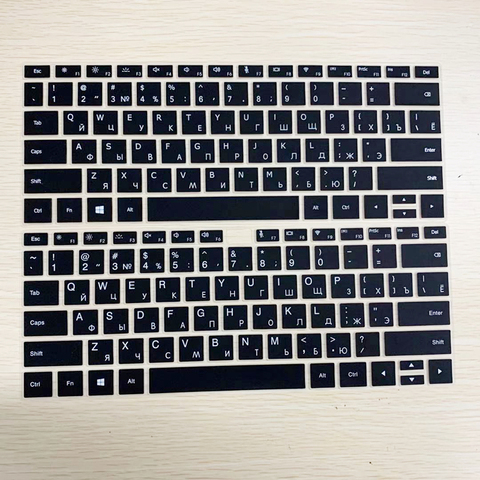 Russian Language Letter Silicone Keyboard Cover Sticker for Huawei Matebook 13 X Pro 13.9 2022 Notebook Guard Protective Film ► Photo 1/6