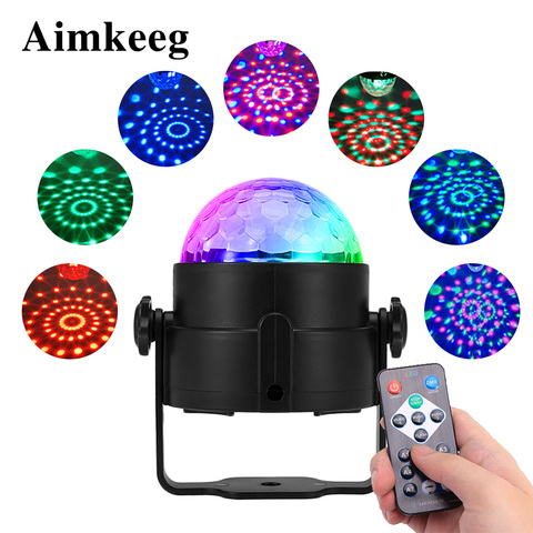 Led Disco Light Stage Light Automatic sound activation rotating remote control disco lamp Laser projector ballroom effect light ► Photo 1/6