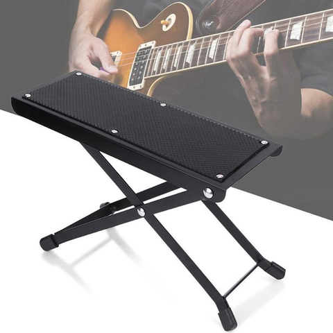 Guitar Footrest Pedal Support Utility With Adjustable Height Non-Slip Pads Guitar Neck Rest Support Foot Stool Accessory ► Photo 1/6