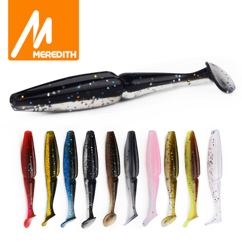 Meredith Crazy Shiner 7cm 3g 10pcs Artificial soft Fishing lure baits fishing soft lure bass pike carp lure fishing Wobblers ► Photo 1/6