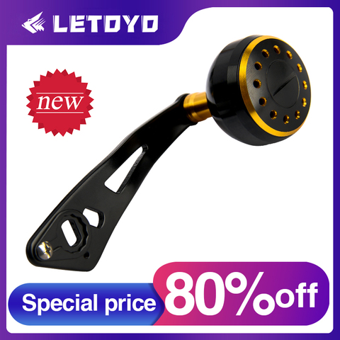 LETOYO Fishing Reel Handle Knob Aluminum Alloy Metal Rocker High Strength Tools Accessories Tackles For DAIWA SHIMANO RYOBI ► Photo 1/6