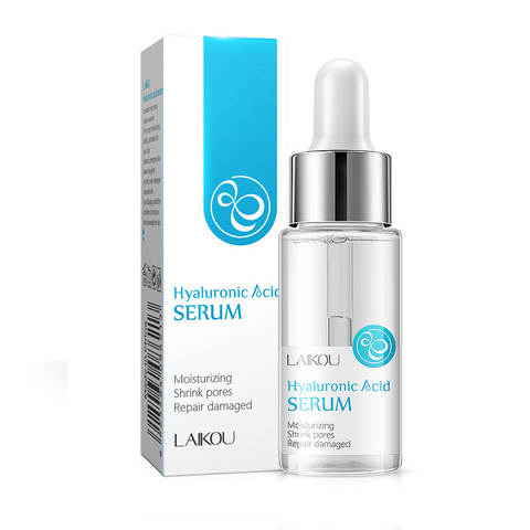 LAIKOU 15ml Hyaluronic Acid Serum Moisturizing Essence Face Cream Korean Shrink Pores LANBENA Acne Hyaluron Cosmetics Make Up ► Photo 1/6