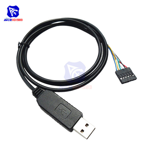 diymore FTDI FT232RL(6Pin)/PL2303HXD(6Pin)/PL2302TA(4Pin) USB to TTL UART Serial RS232 Adapter Download Cable for Arduino ► Photo 1/6