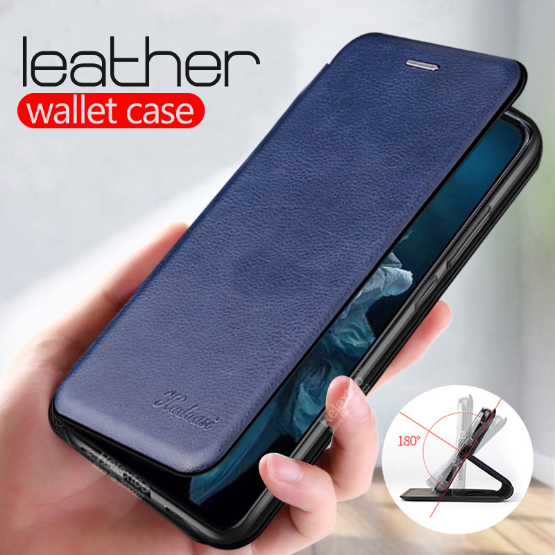Price History Review On Leather Flip Case For Huawei P30 Pro P Lite Wallet Phone Cover On Honor 10 Light Honer 10i i P Smart 19 Nove 5t Coque