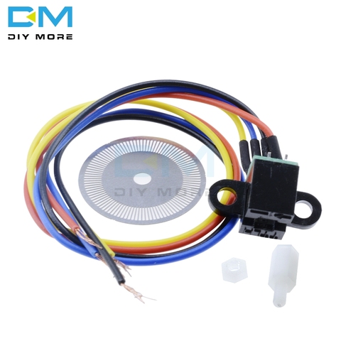 Photoelectric Speed Sensor Encoder Code Disc Disk Code Wheel for Freescale Smart car 5v Laser Cutting Quadrature Signal Output ► Photo 1/6