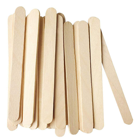 UPORS 100Pcs/Set Popsicle Sticks Natural Wooden Pop Popsicle Sticks 11.4CM Length Wood Craft Ice Cream Sticks Popsicl Accesorios ► Photo 1/6